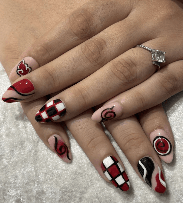 Sage Letter Nude acrylic nail extensions Powai Mumbai